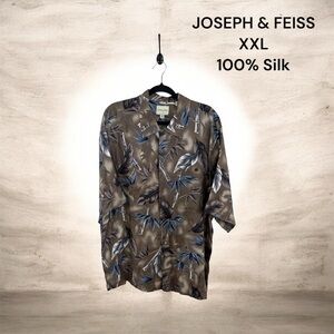 🍀Joseph & Feiss Silk Casual Hawaiian Shirt